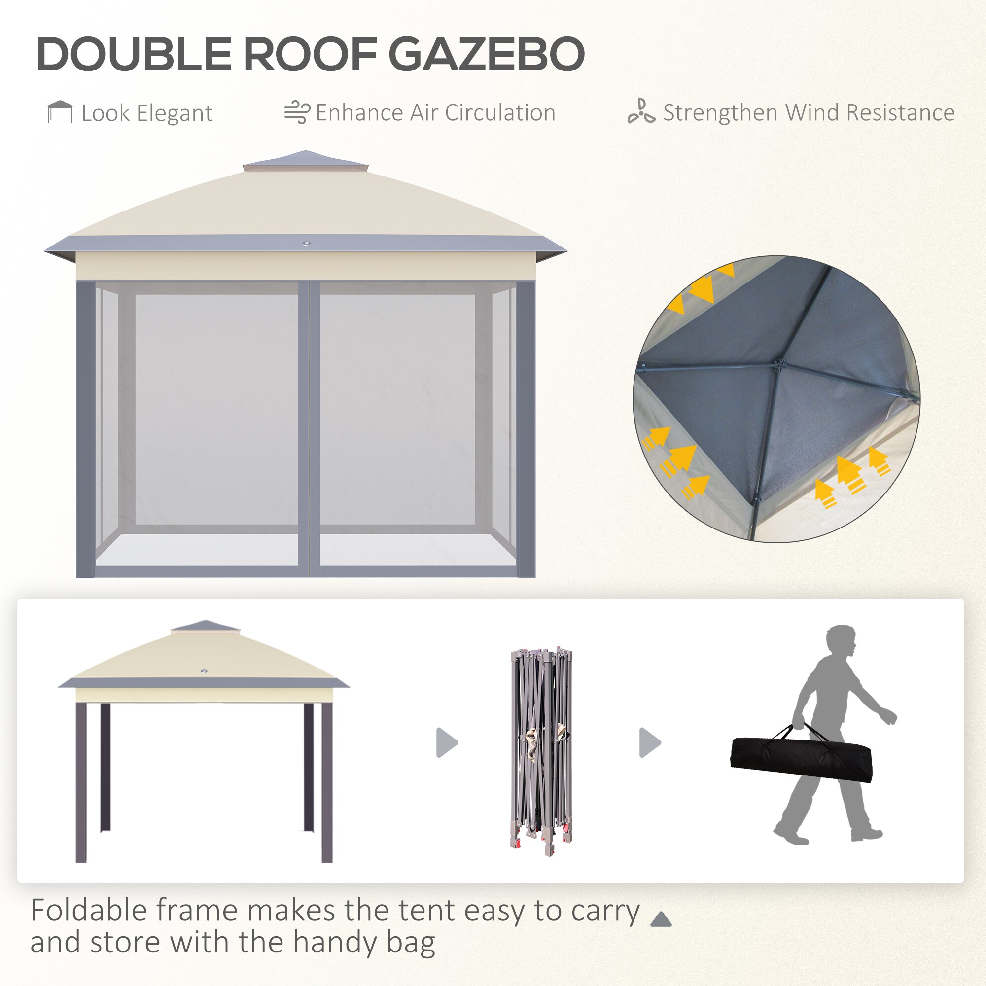 ToolCat BZ2-5-PW Wood-Resin-Gazebos - View #7