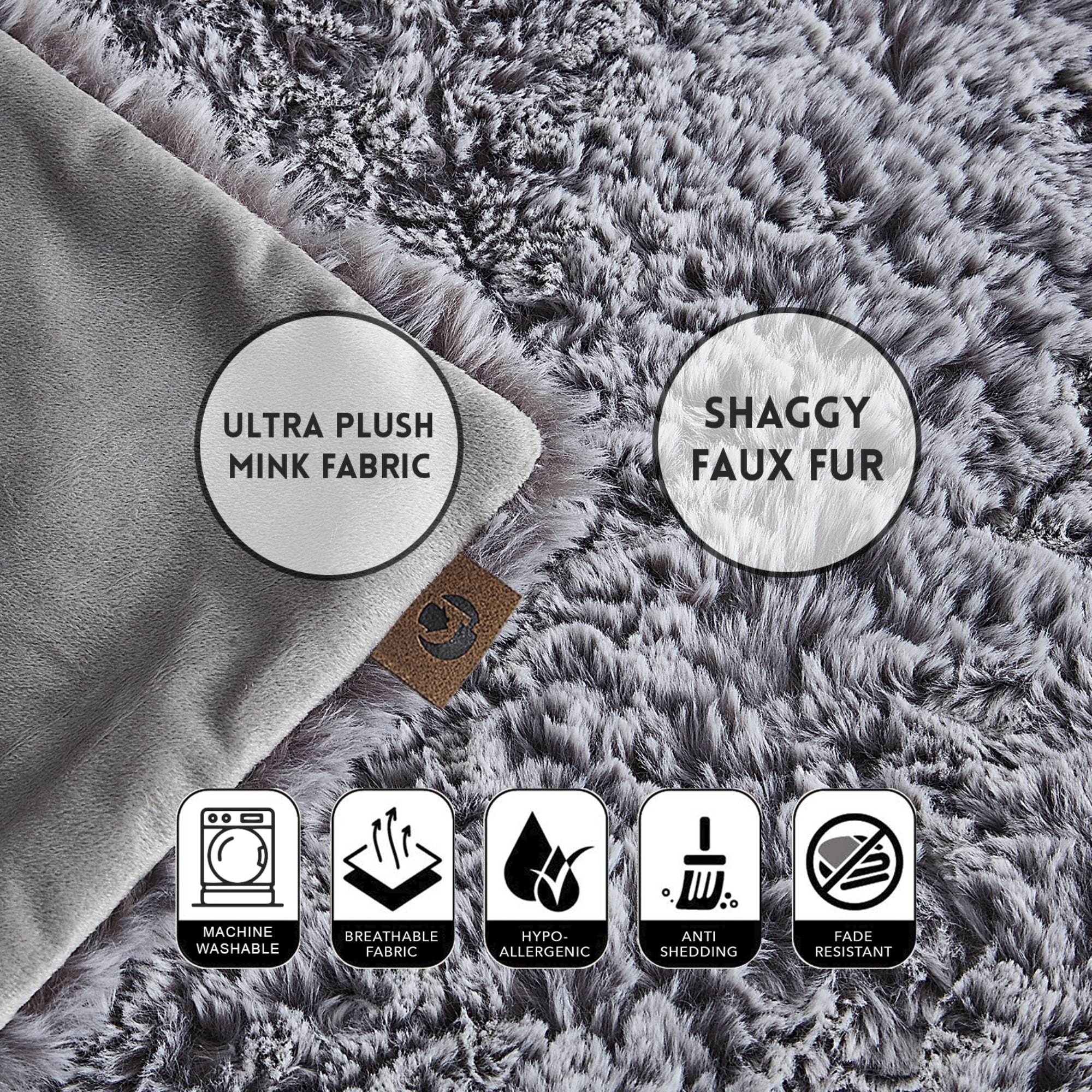 Inspired Home T394-30GR-LS Blankets-And-Throws - View #3