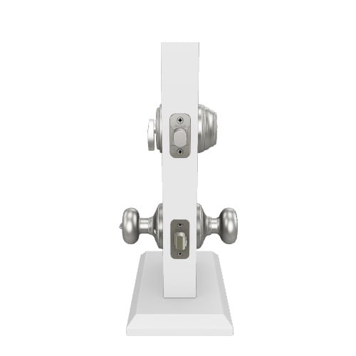 Kwikset Signature Series Juno Satin Nickel Smartkey Exterior