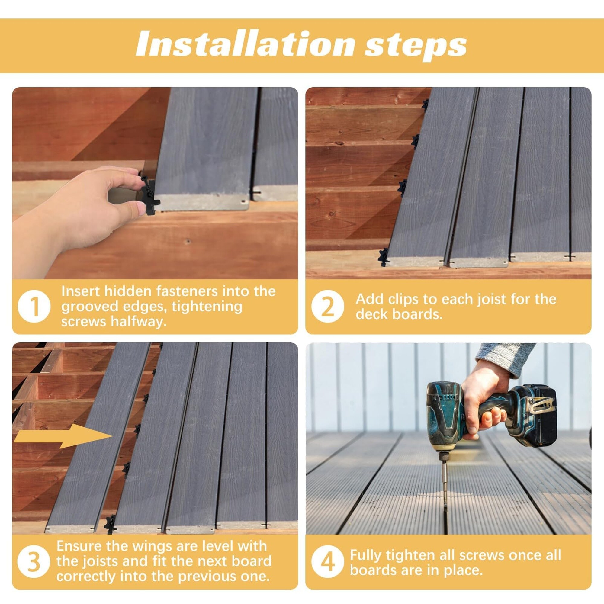 Numhew NHDREW402115 Hidden-Deck-Fasteners - View #5