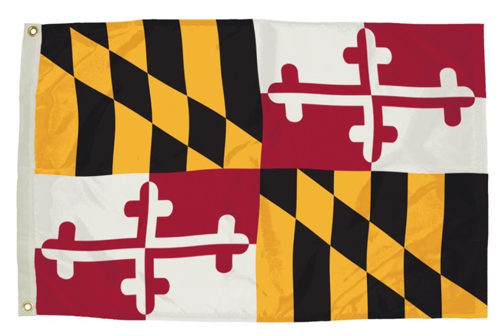 Independence Flag 5-ft W x 3-ft H State Maryland State Flag in the ...