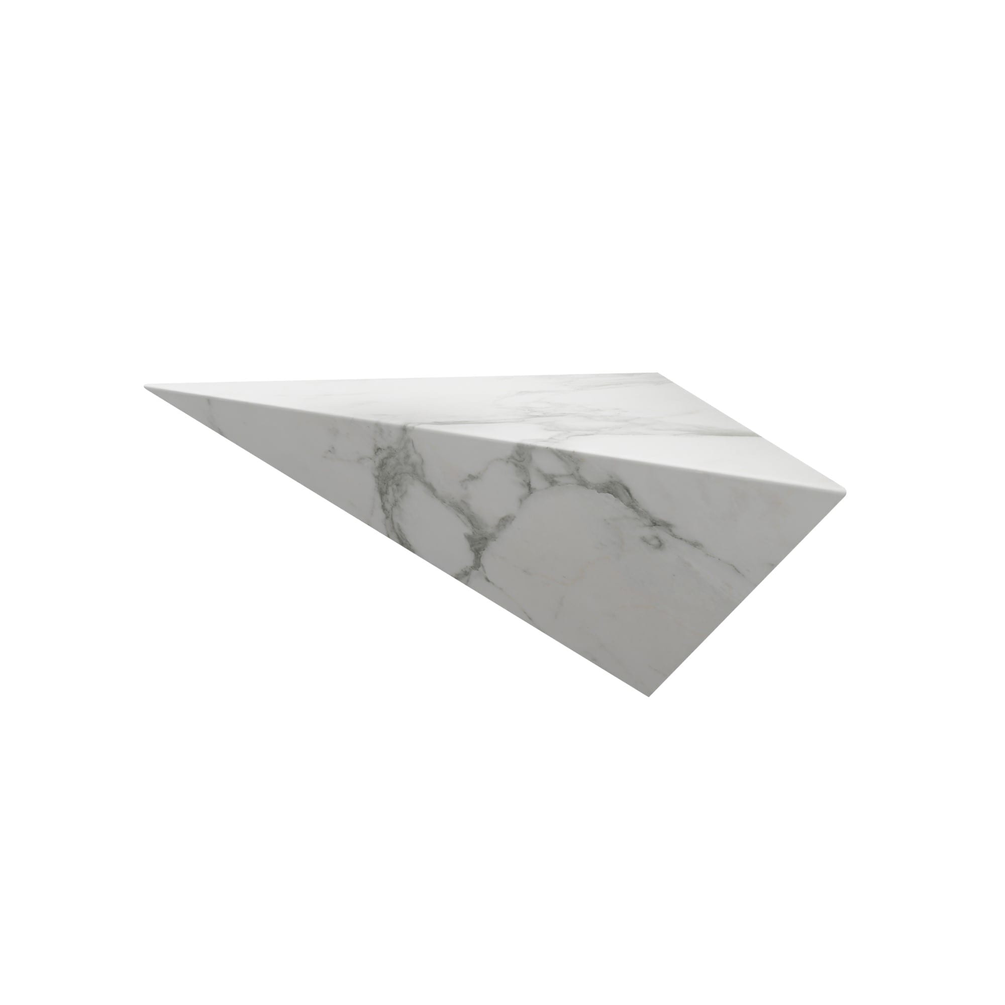 FlexStone 27 in. Floating Corner Seat in Calcutta Gold