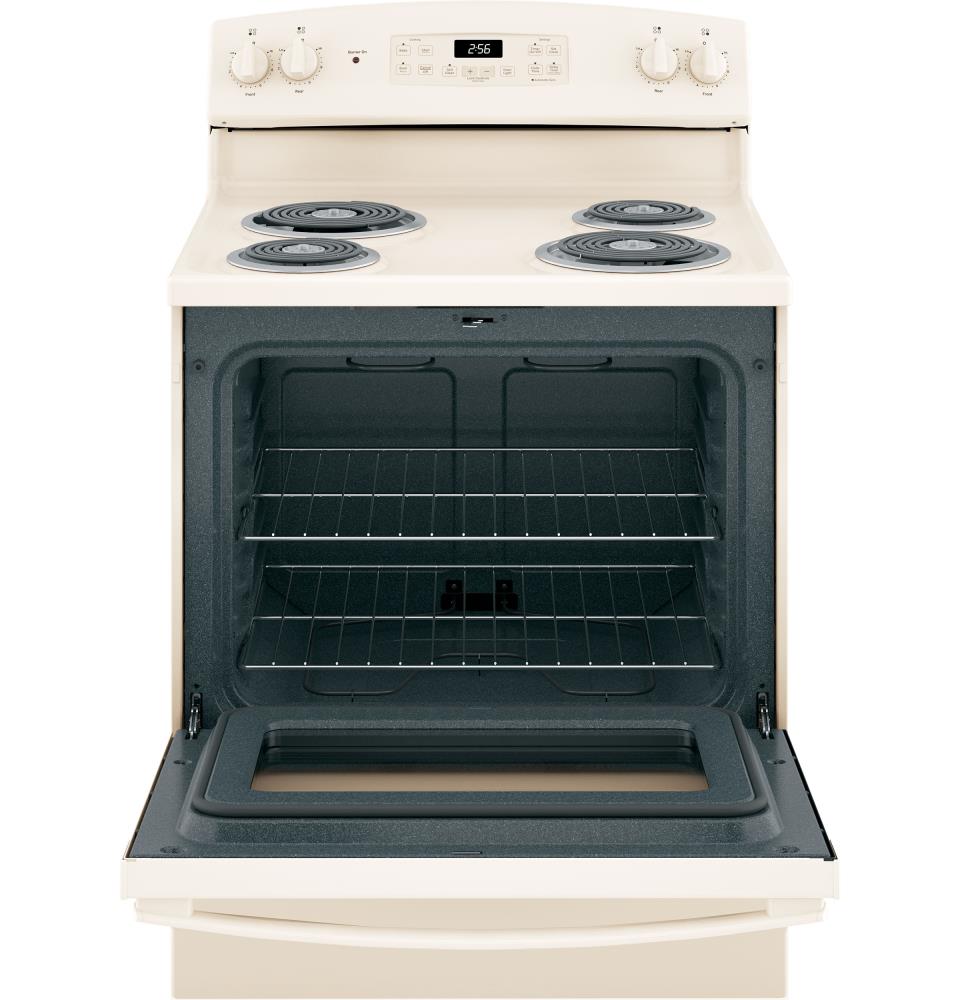 GE Bisque Glass-top Electric Range - ReviveApplianceAndParts