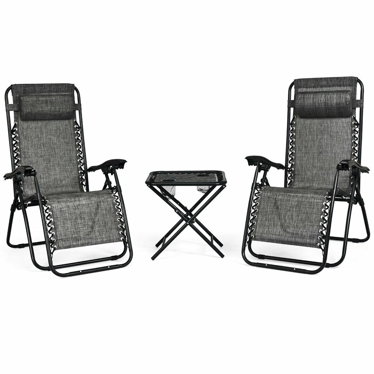 3 piece gravity chair set