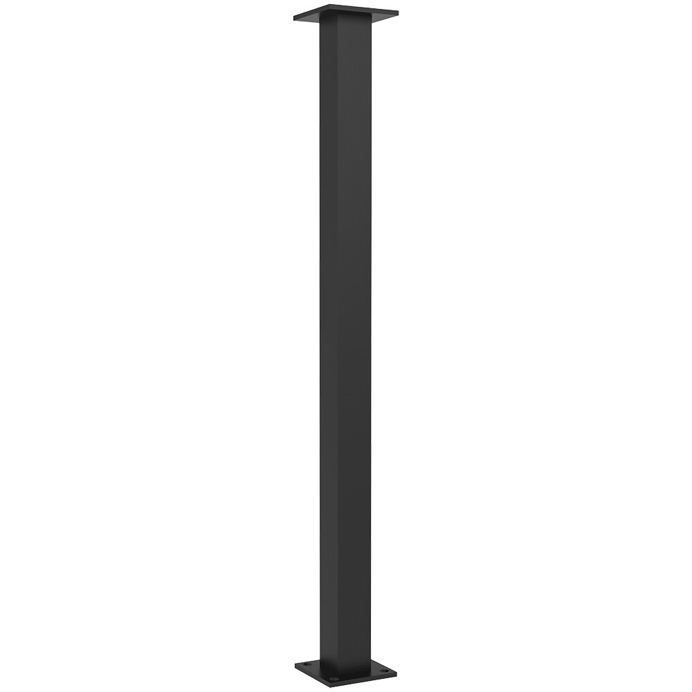 Federal Brace 39562 Trajan 4-in x 4-in x 34.5-in Black Steel Countertop Support Bracket