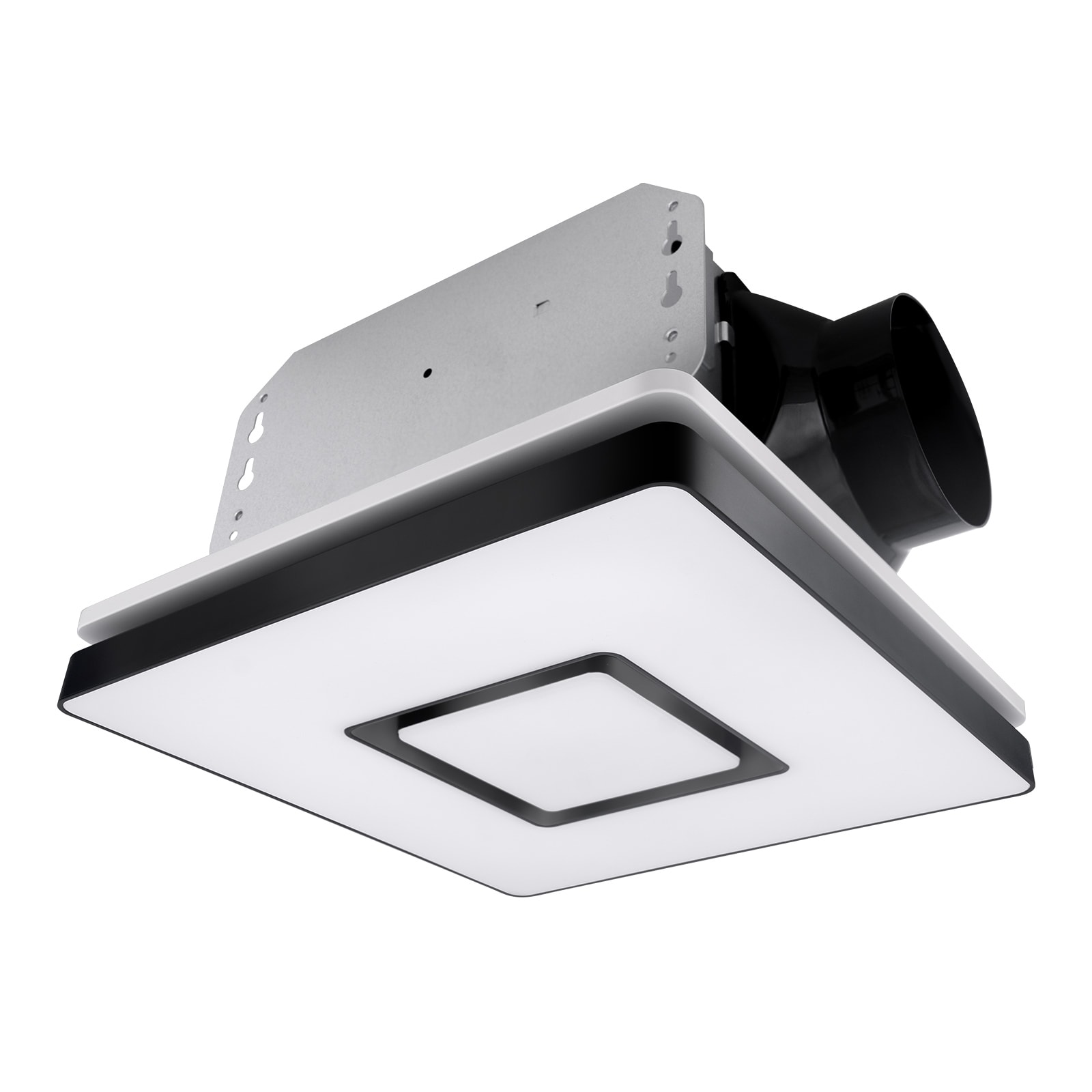 Akicon AK1390N2-B 1.5-Sones 90-CFM Matte Black Decorative Lighted Bathroom fan (ENERGY STAR Certified)