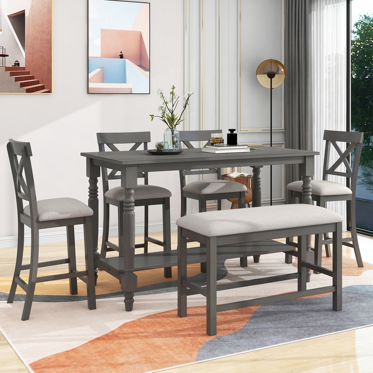 SINOFURN SYA010209WT Dining-Sets - View #6