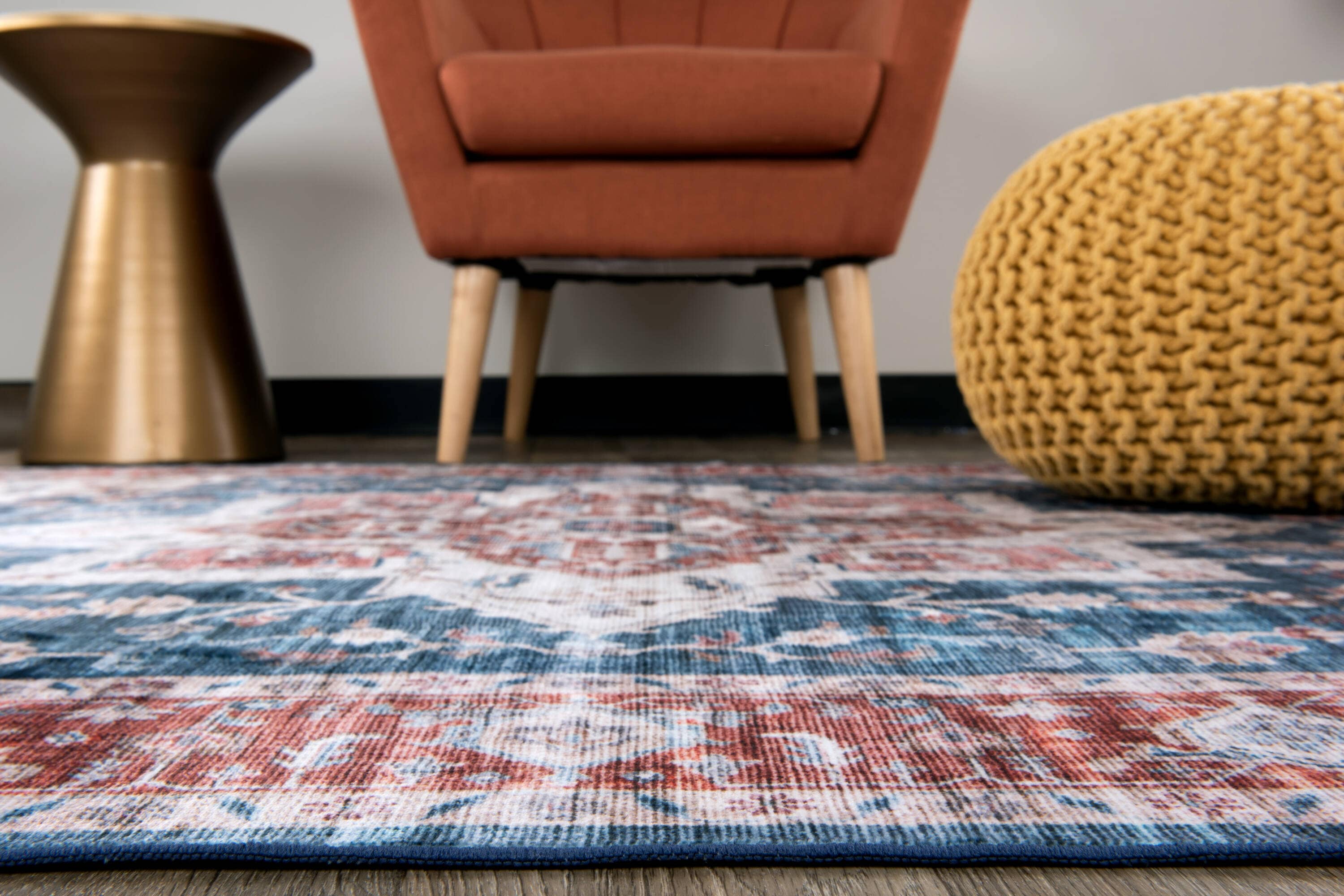 World Rug Gallery 7015BLUE8X10 rugs - View #5