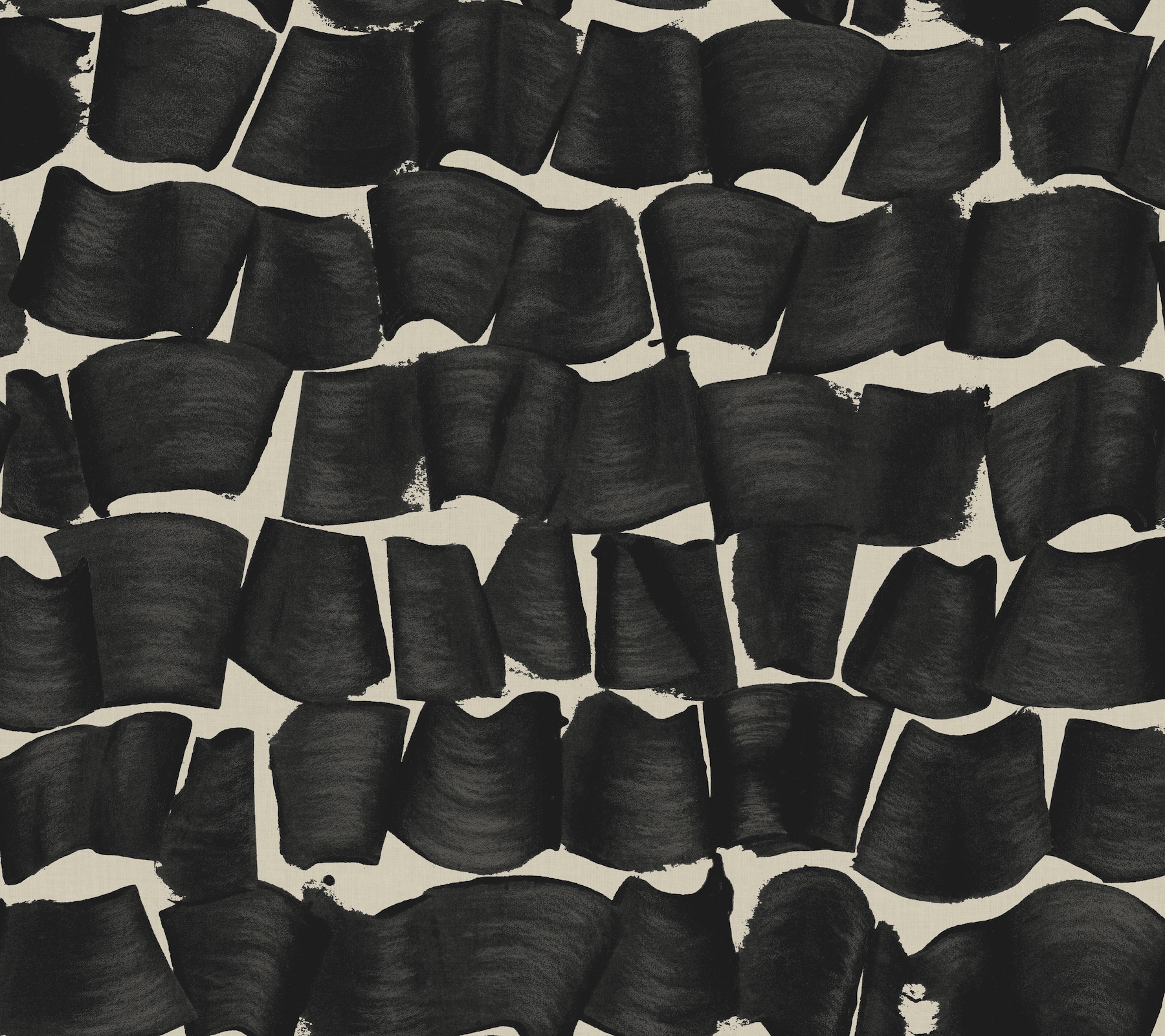 York Wallcoverings OI0651 New Origins 60.8-Sq. Feet Black Non-woven Novelty Unpasted Wallpaper