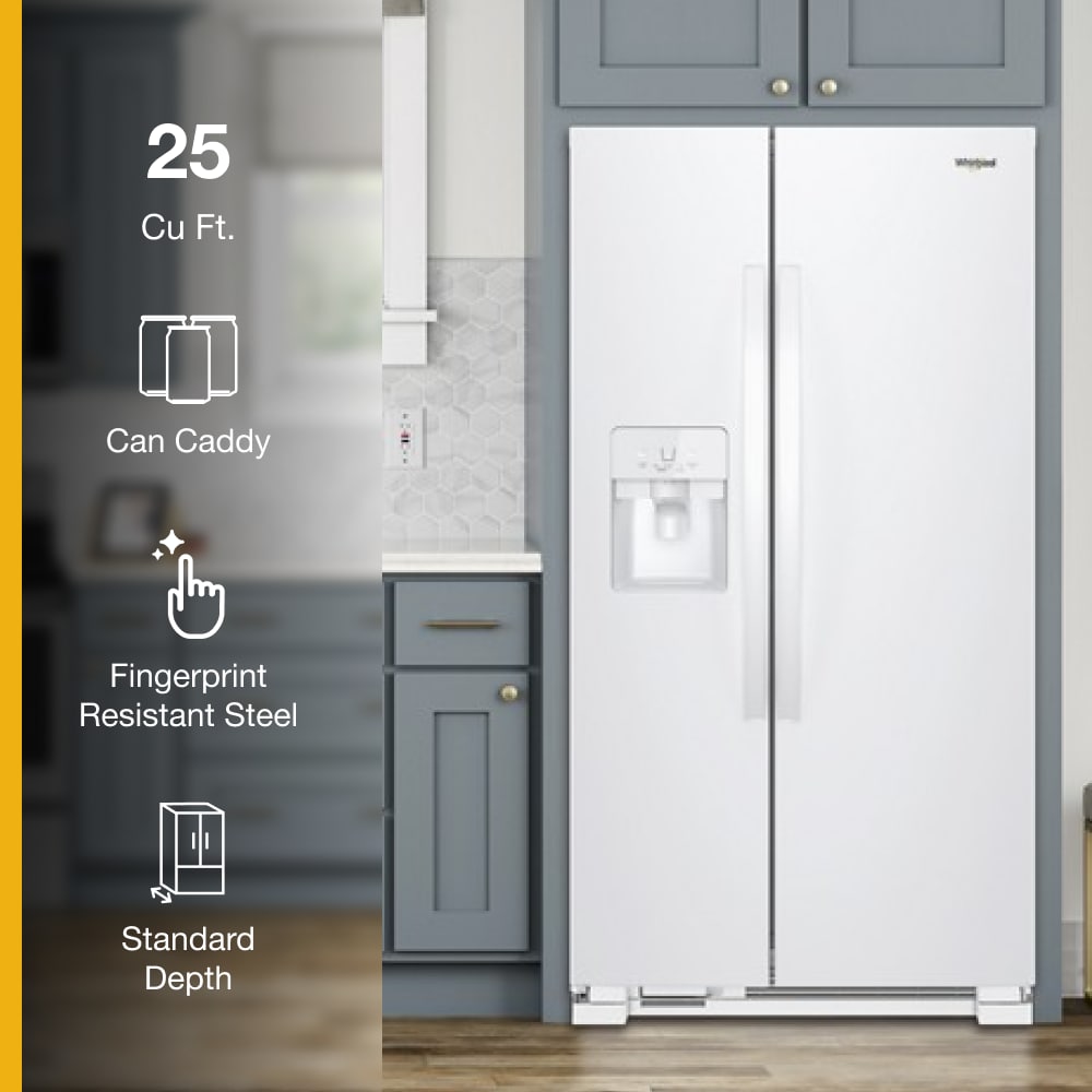 Whirlpool WRS325SDHW Side-By-Side - View #4