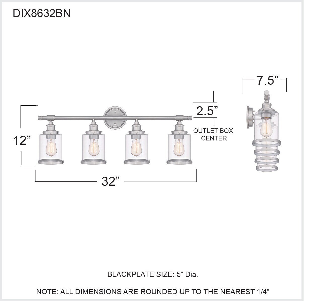 Quoizel DIX8632BN b089995 - View #6