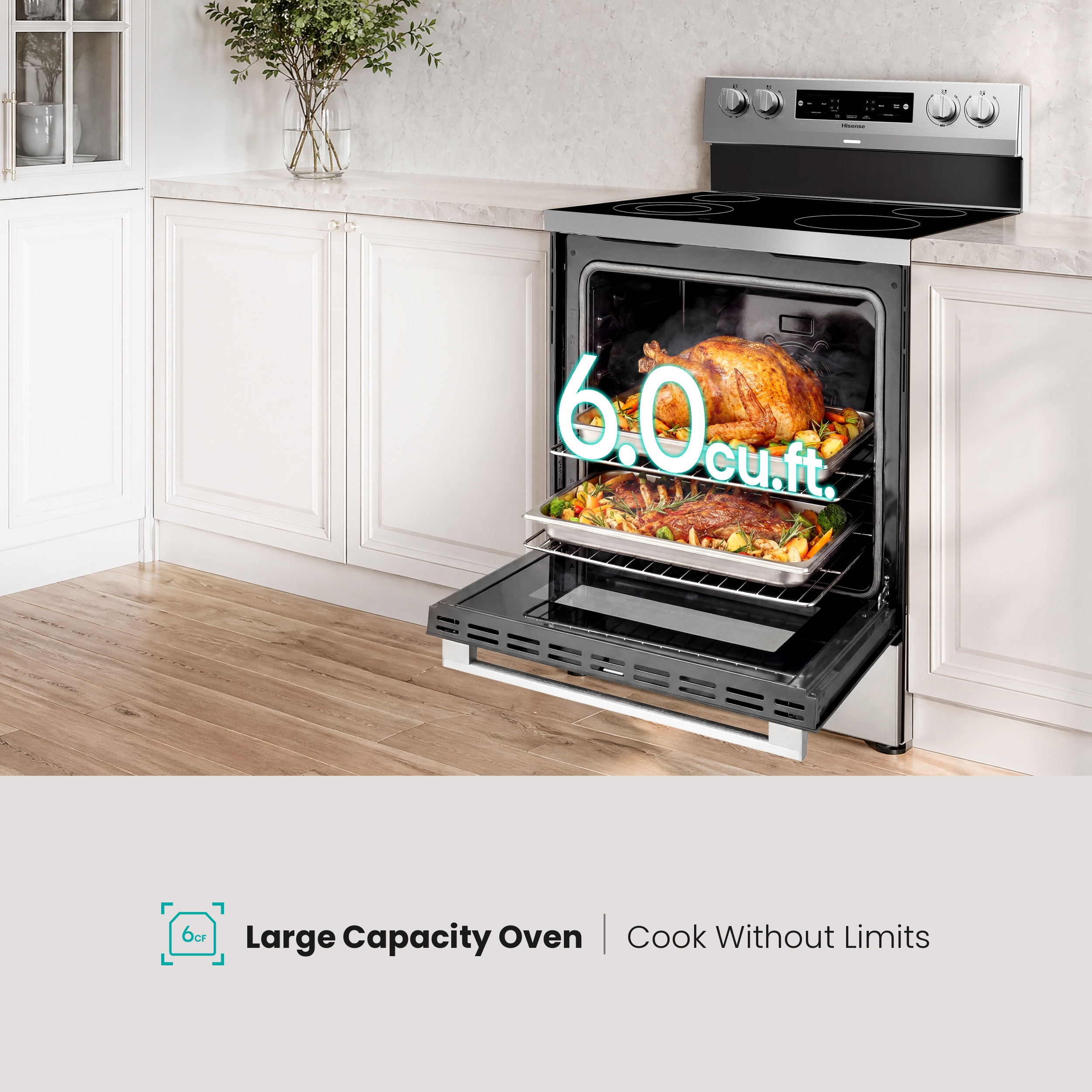 Hisense HBE3401NAS Freestanding-Electric-Ranges - View #10