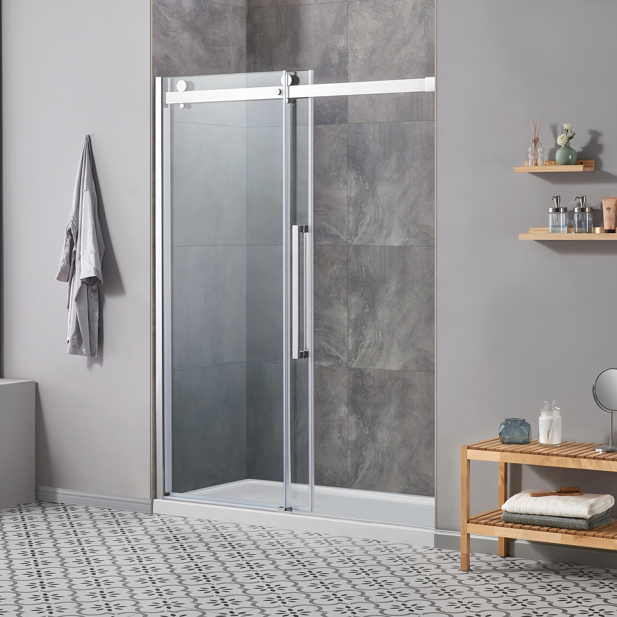 OVE Decors 15SKC-BELS60-CHR Alcove-Shower-Kit - View #4