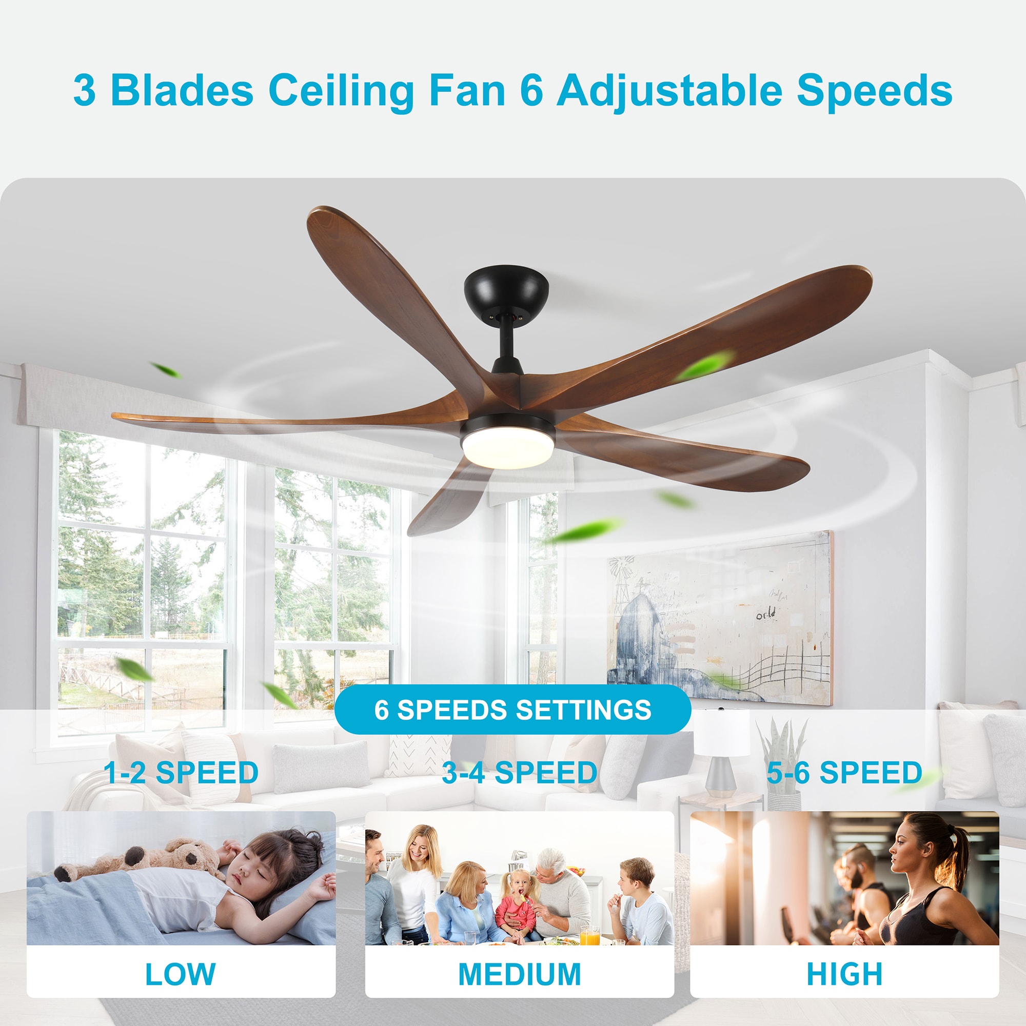 SINOFURN SYA820130WT Ceiling-Fans - View #9