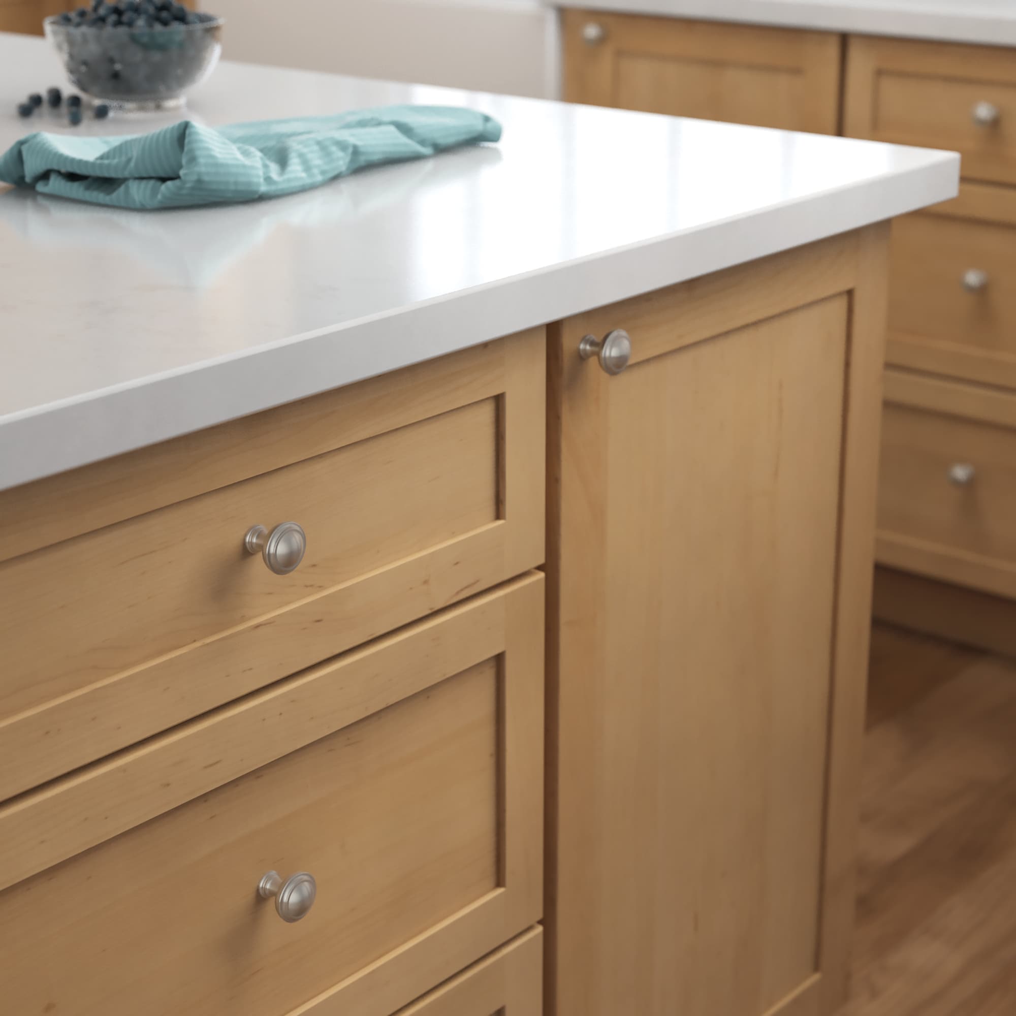 allen + roth P17477W-SN-KT Cabinet-Knobs - View #2