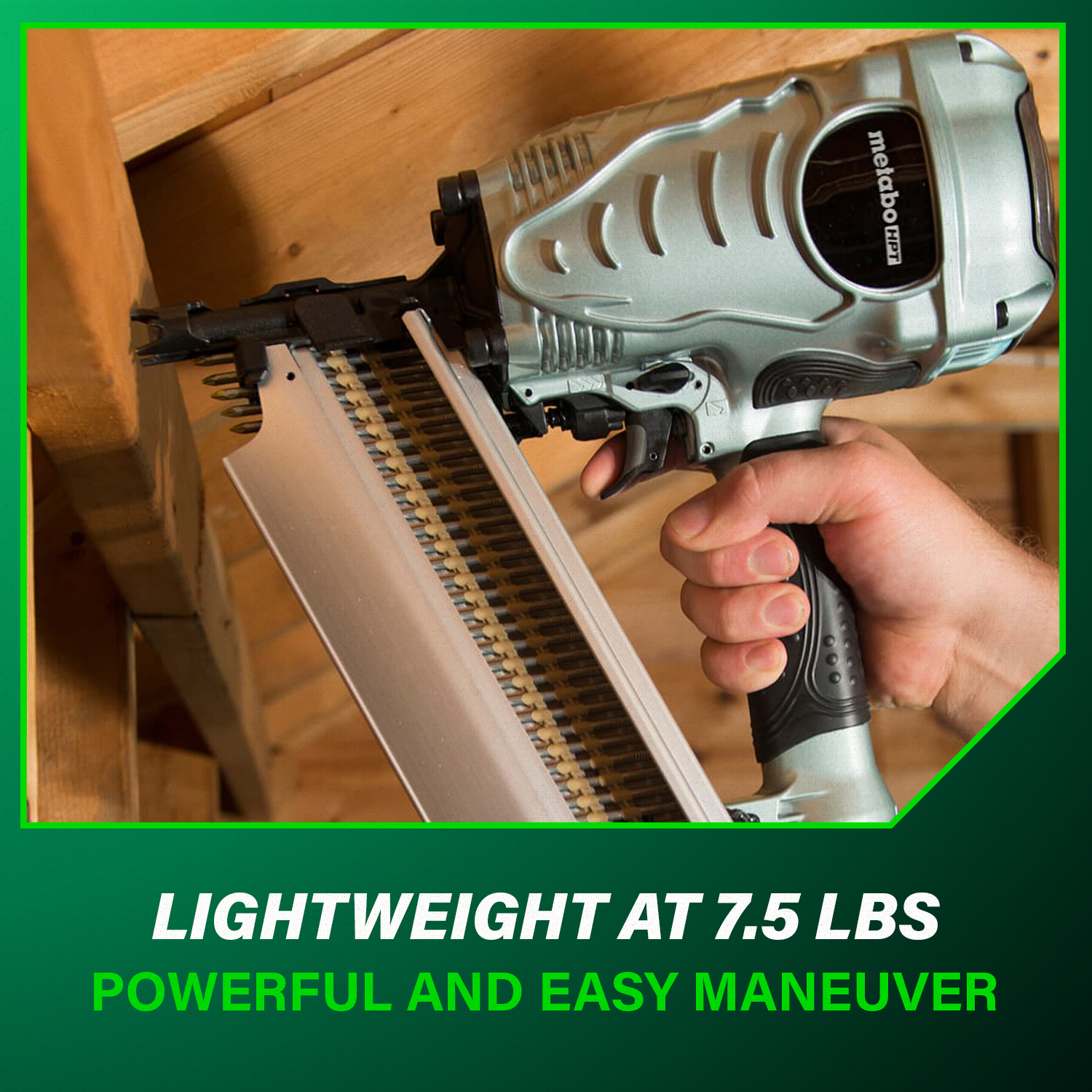 Metabo HPT NR90AES1M Cordless-Nailer - View #16