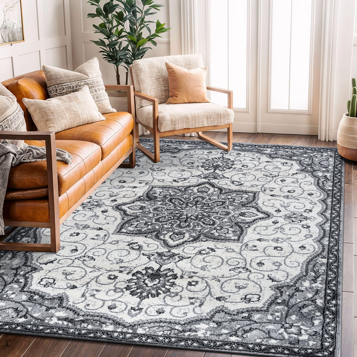 World Rug Gallery WR37GRAY5X7 rugs - View #7