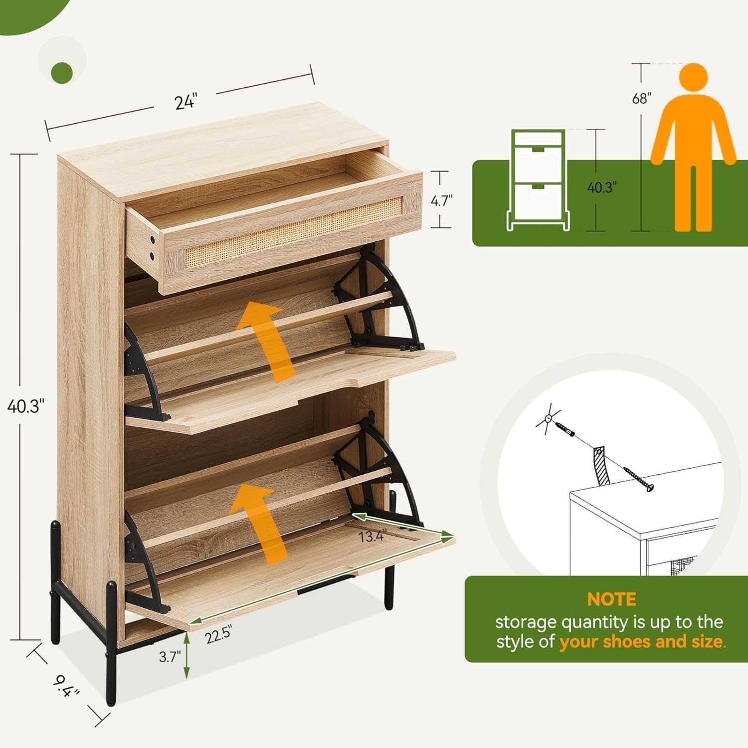 WhizMax IWAN-PHO-0Y1U0RDN Shoe-Racks - View #3