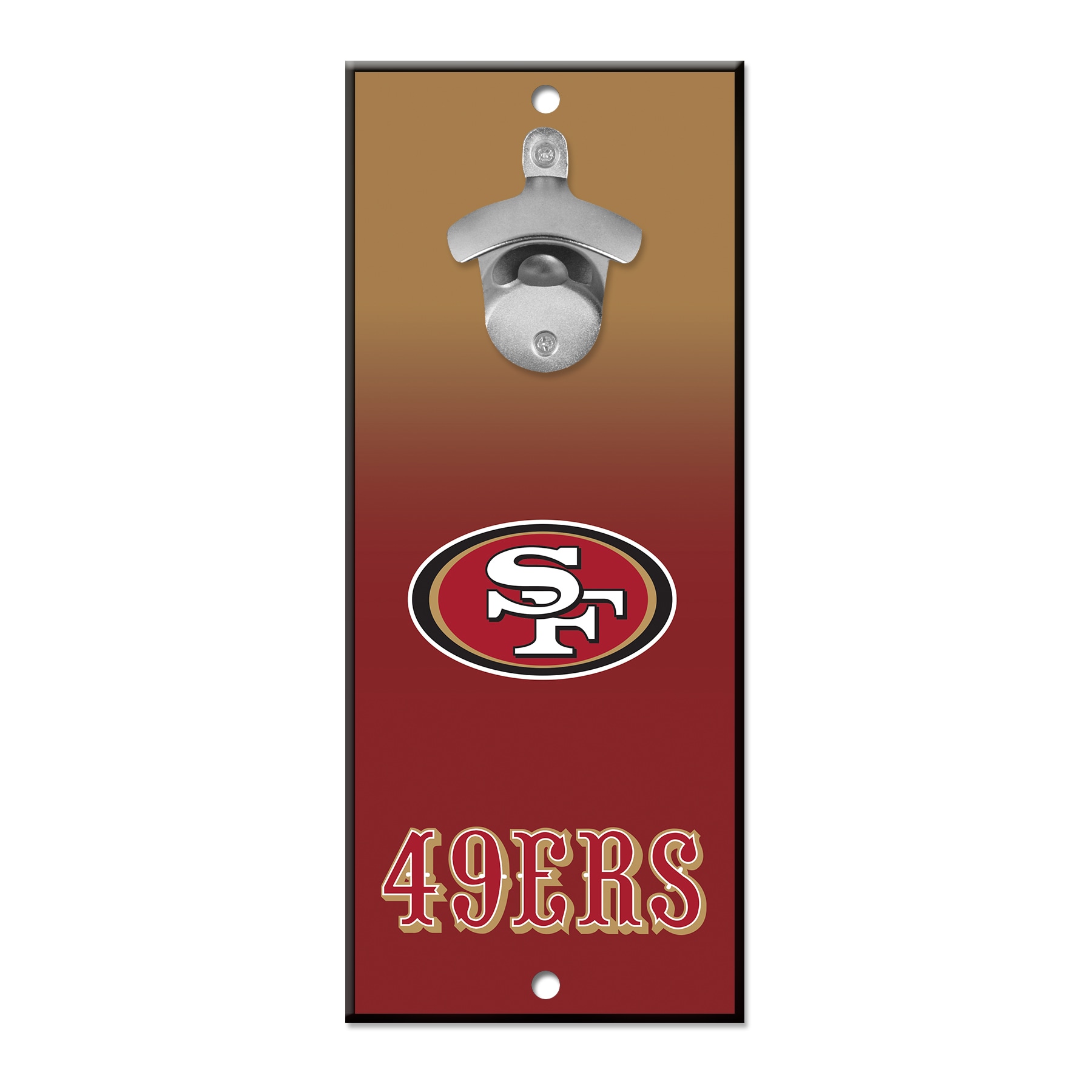 WinCraft Sports NFL FAN CAVE SIGN 12-in x 5-in Wood Residential Sign