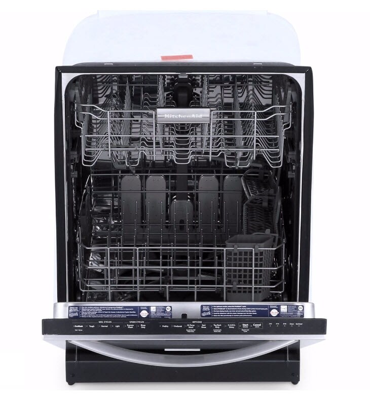 Best Buy: KitchenAid Top Control Built-In Dishwasher with Stainless Steel  Tub, Clean Water Wash System, 43dBA Stainless Steel KDTM354DSS