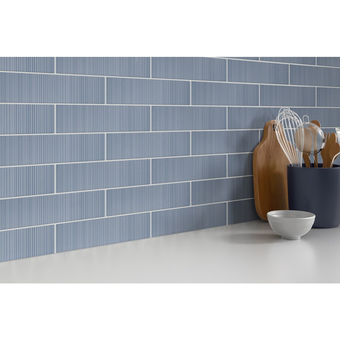 Emser Express Blue 3-in x 12-in Glossy Ceramic Wall Tile (5.32-sq. ft ...