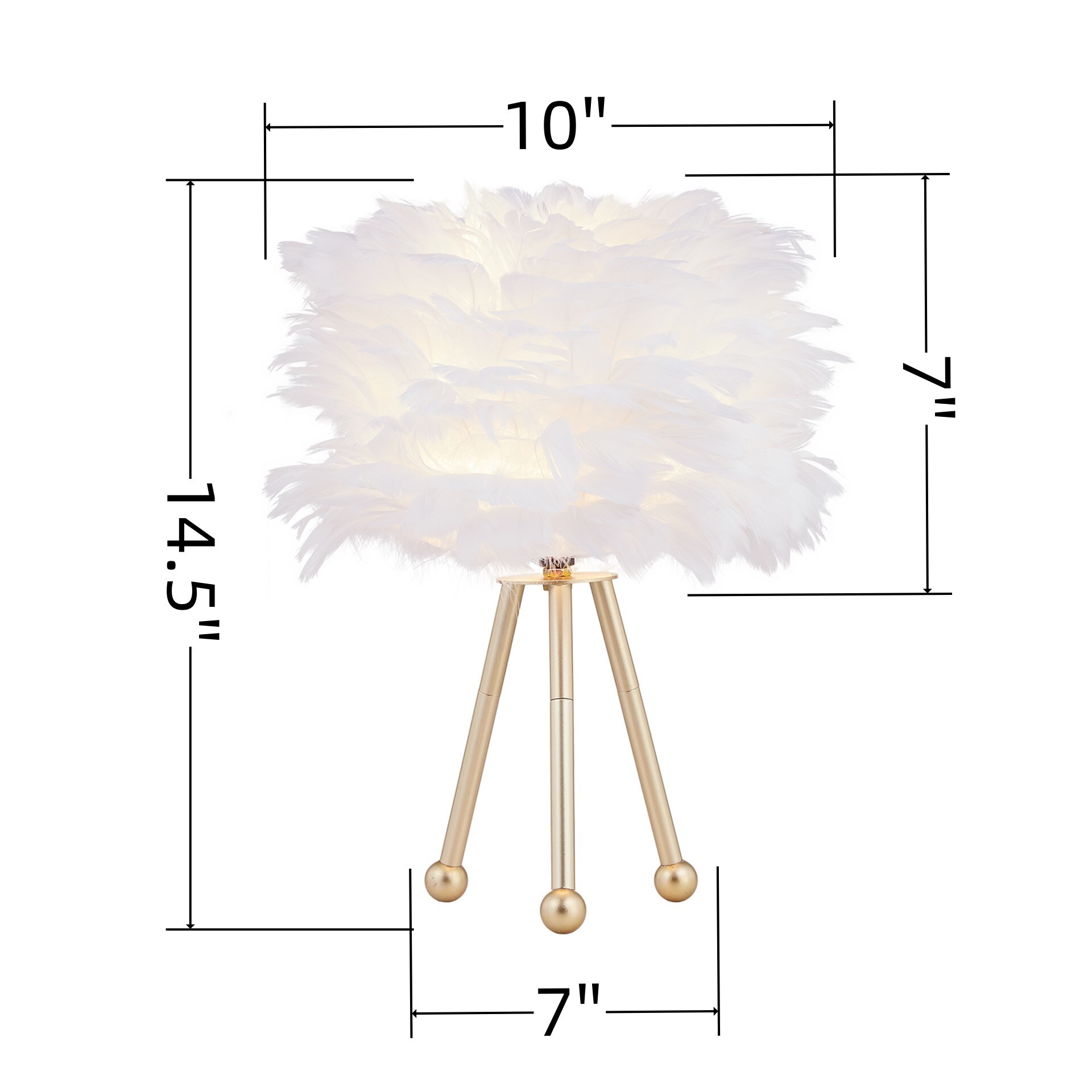 Maxax T107-WH-S Table-Lamps - View #3