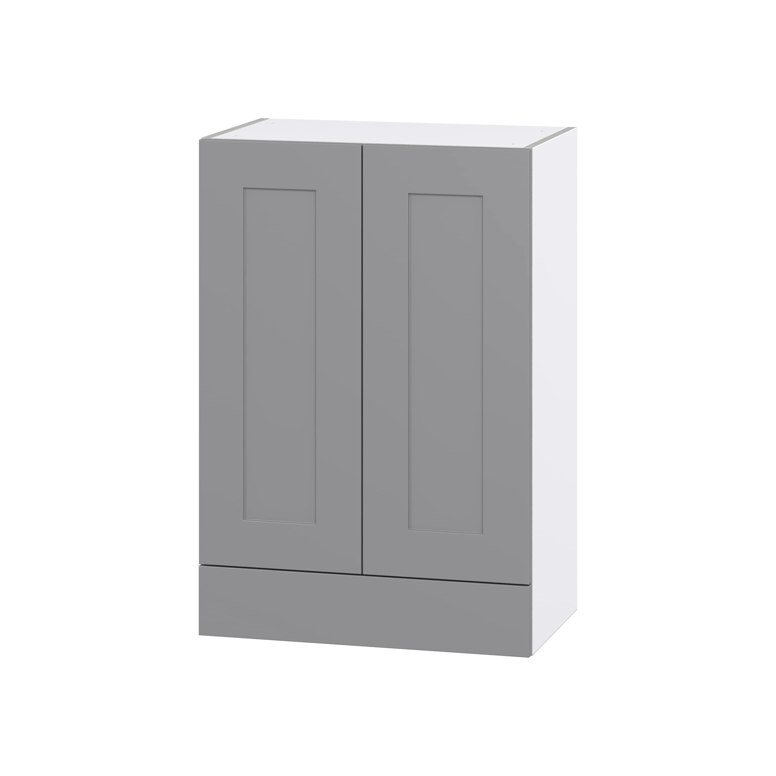 Hugo&Borg DSW2435-2A-BM Beaumont 24-in W x 35-in H x 14-in D Slate Gray Wall Fully assembled Cabinet (Flat Panel Shaker)