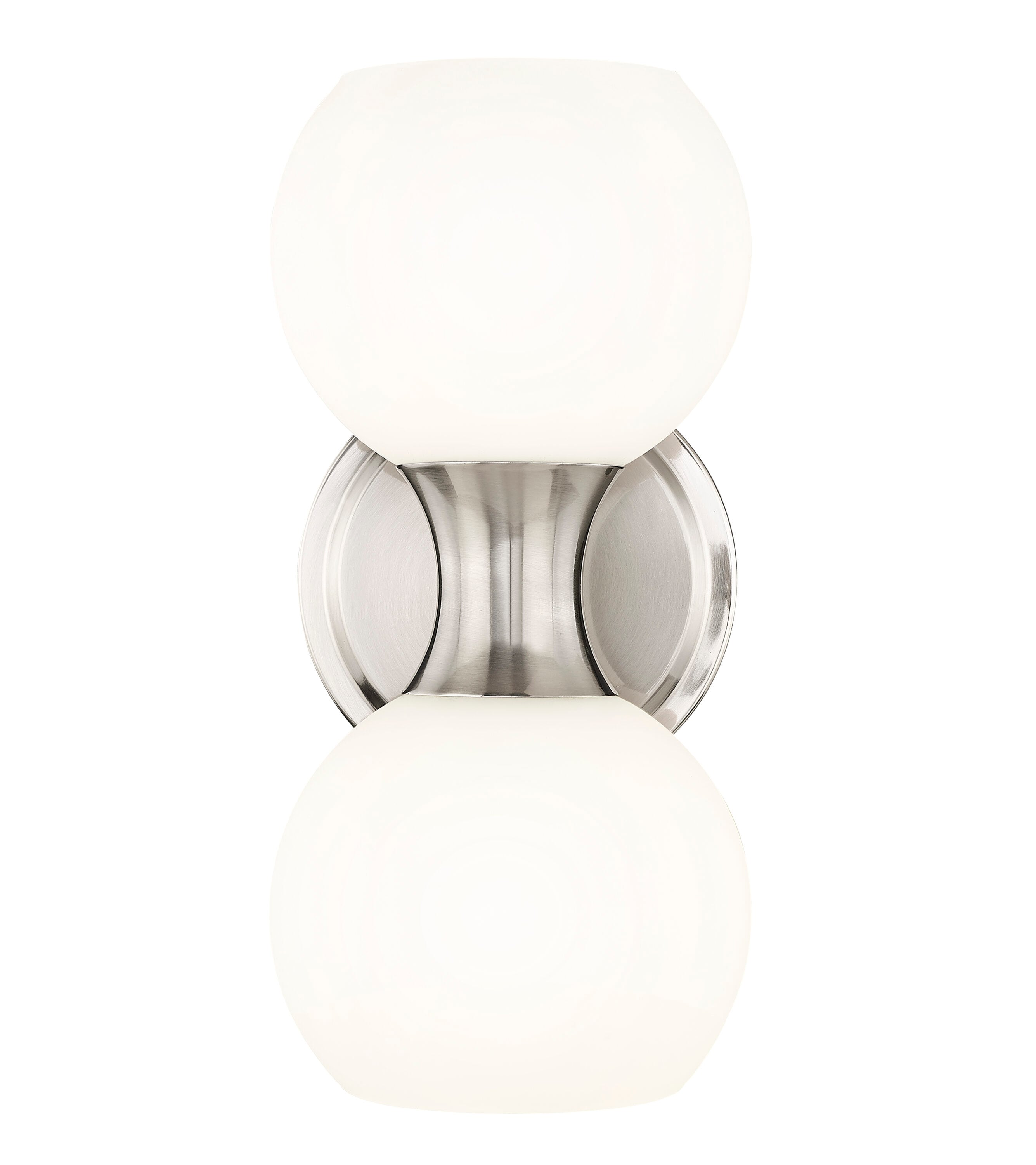 Z-Lite 494-2S-BN Artemis 6.5-in 2 -Light Brushed Nickel Mid-century Vanity light