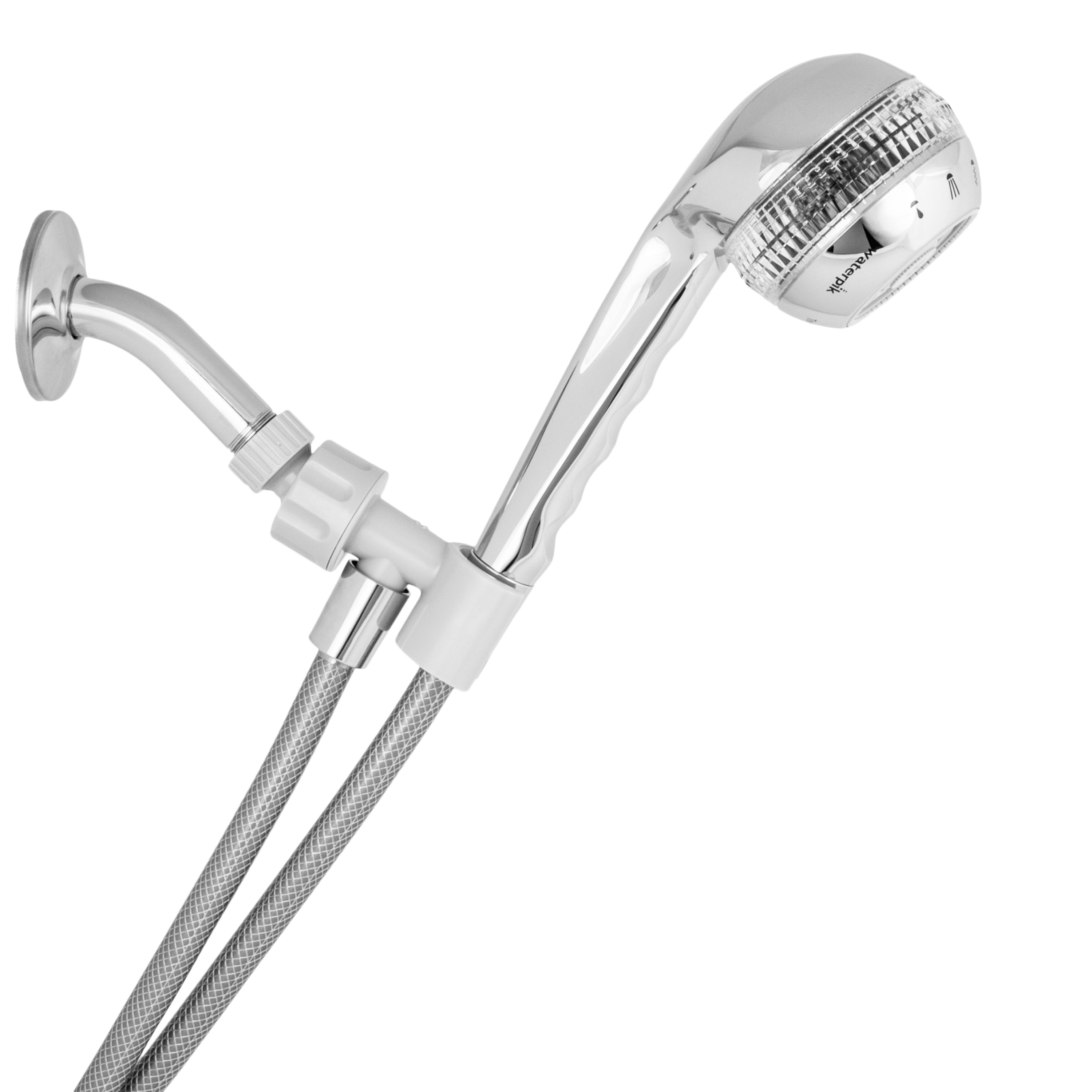 Waterpik Original Shower Massage Chrome Round Handheld Shower Head 25 Gpm 95 Lpm At 9337