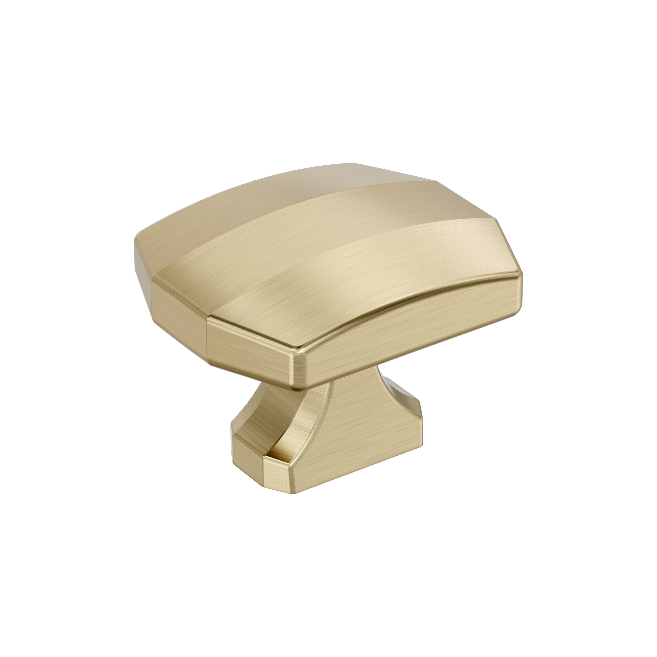 Amerock BP36687BBZ Bellamy 1-1/2-in Golden Champagne Rectangular Transitional Cabinet Knob