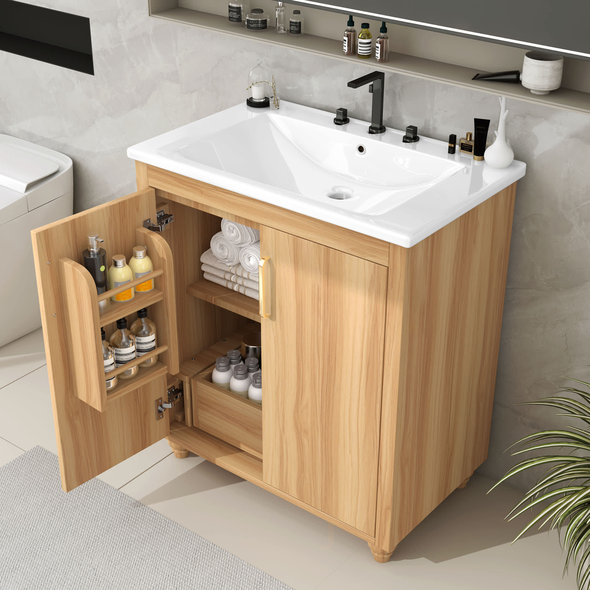 Vynxaria LEXY1222-DJYS-SZT037 Bath-Vanity-Combo - View #3