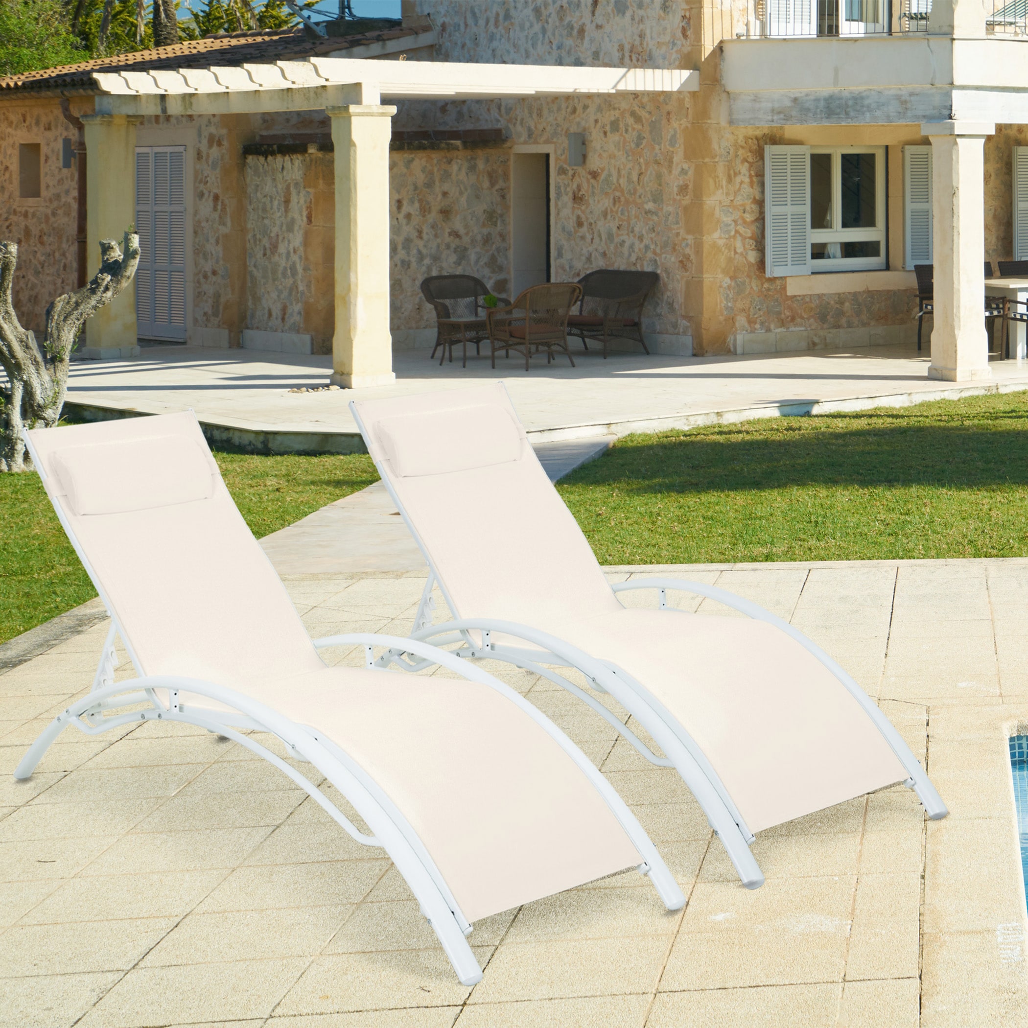 Unity FT1018-WH Patio-Chairs - View #6