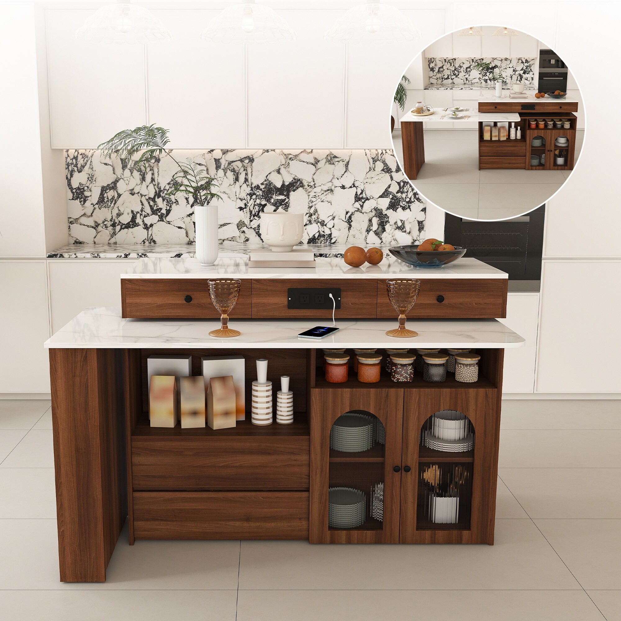 Vorene J-TFS7UZJKE4NI Kitchen-Furniture - View #3