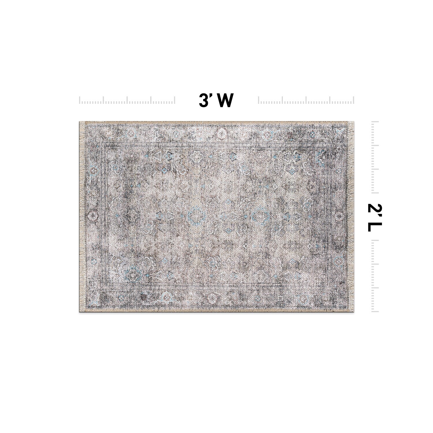 Olive and Gray Flat Woven Cotton Synthetic Washable Rug