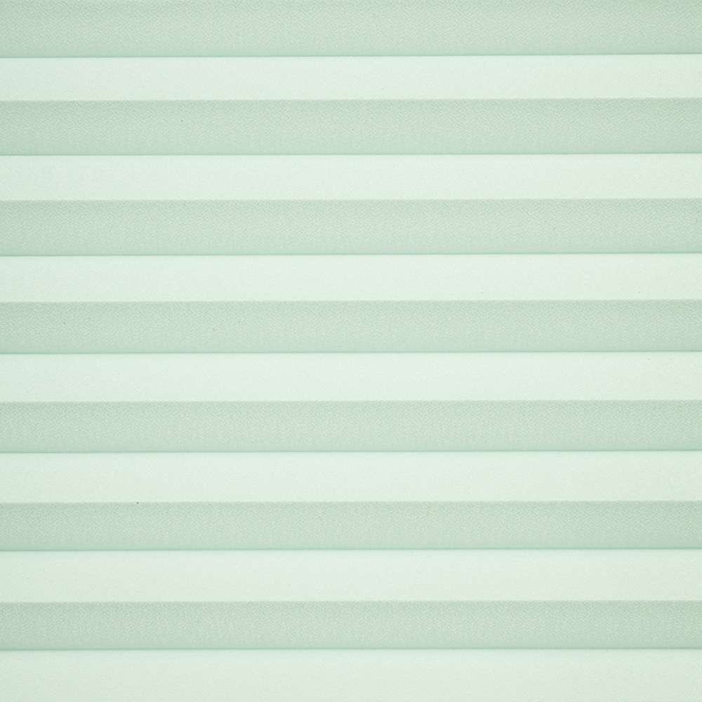 LEVOLOR 1923722 Designer Textures Aqua Light filtering Polycotton 9/16-in Single Cellular shade swatch