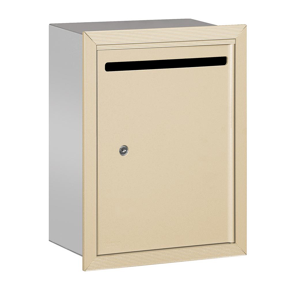 SALSBURY INDUSTRIES 2245SP Wall Mount Off-white Metal Extra Large Lockable Mailbox