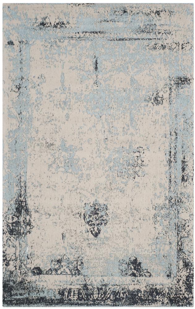 Safavieh CLV125C-6 Classic Vintage Atwood 7 x 9 (ft) Loomed Cotton/Polyester Blue Rectangular Indoor Distressed/Overdyed Vintage Area rug