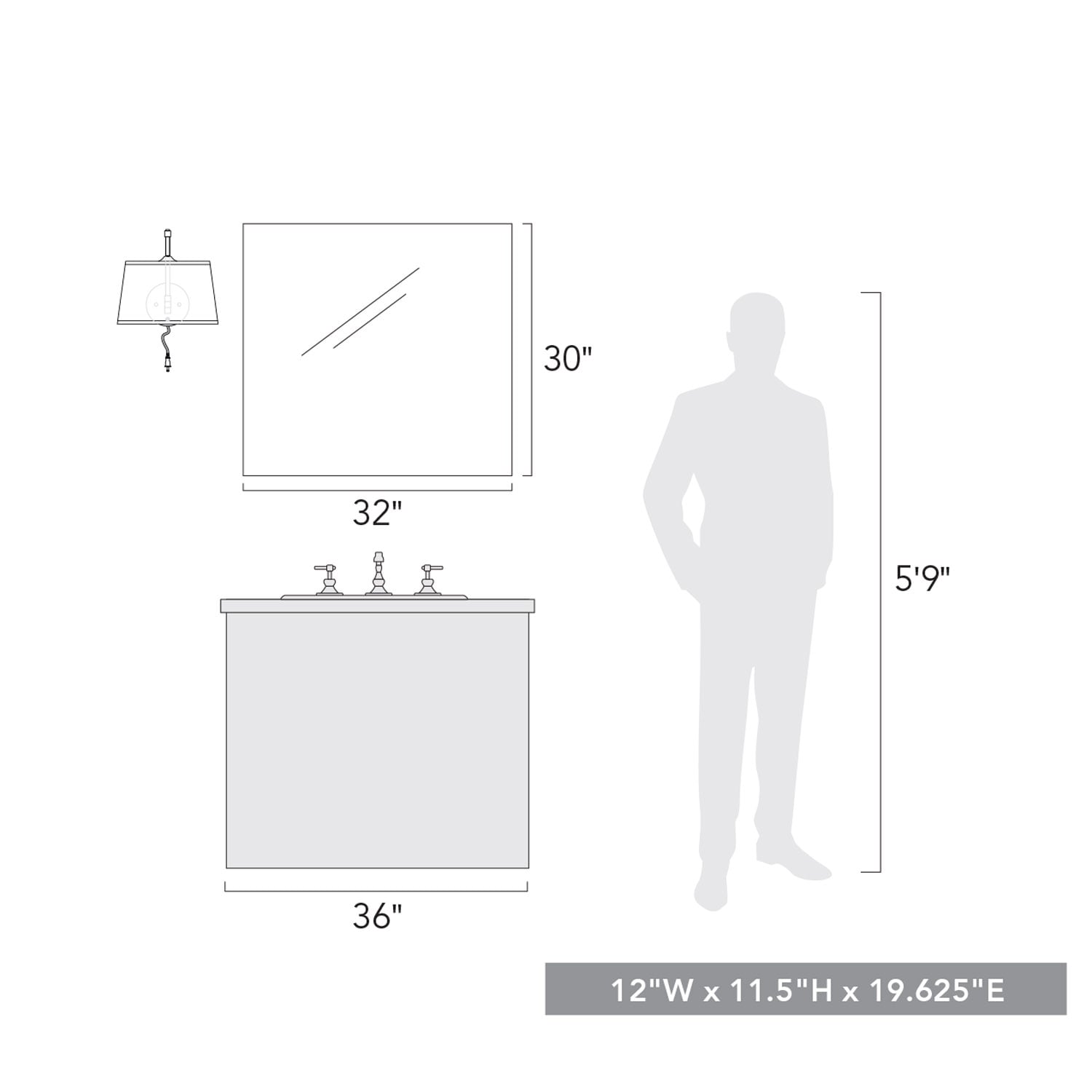 Ryleigh 19.63" Matte Black Dimmable Swing Arm Wall Sconce