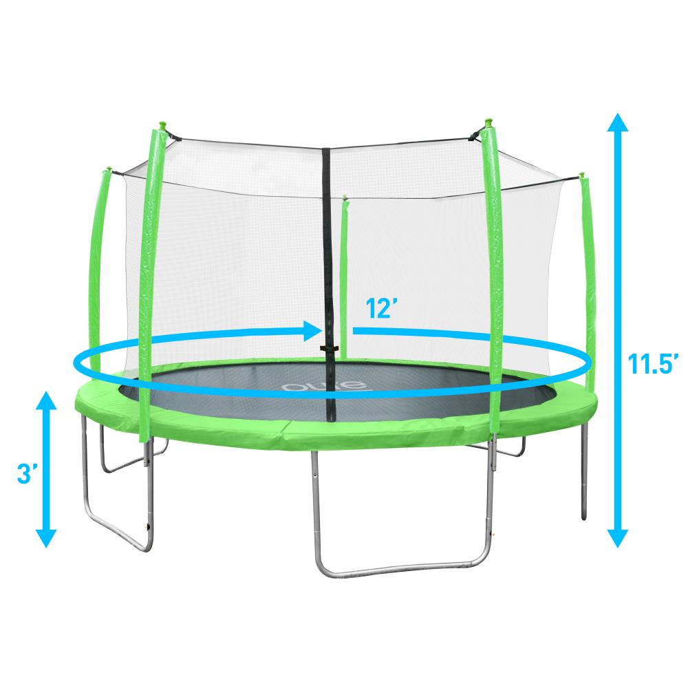 Pure Fun Supabounce 12-ft Round Backyard in Green at Lowes.com