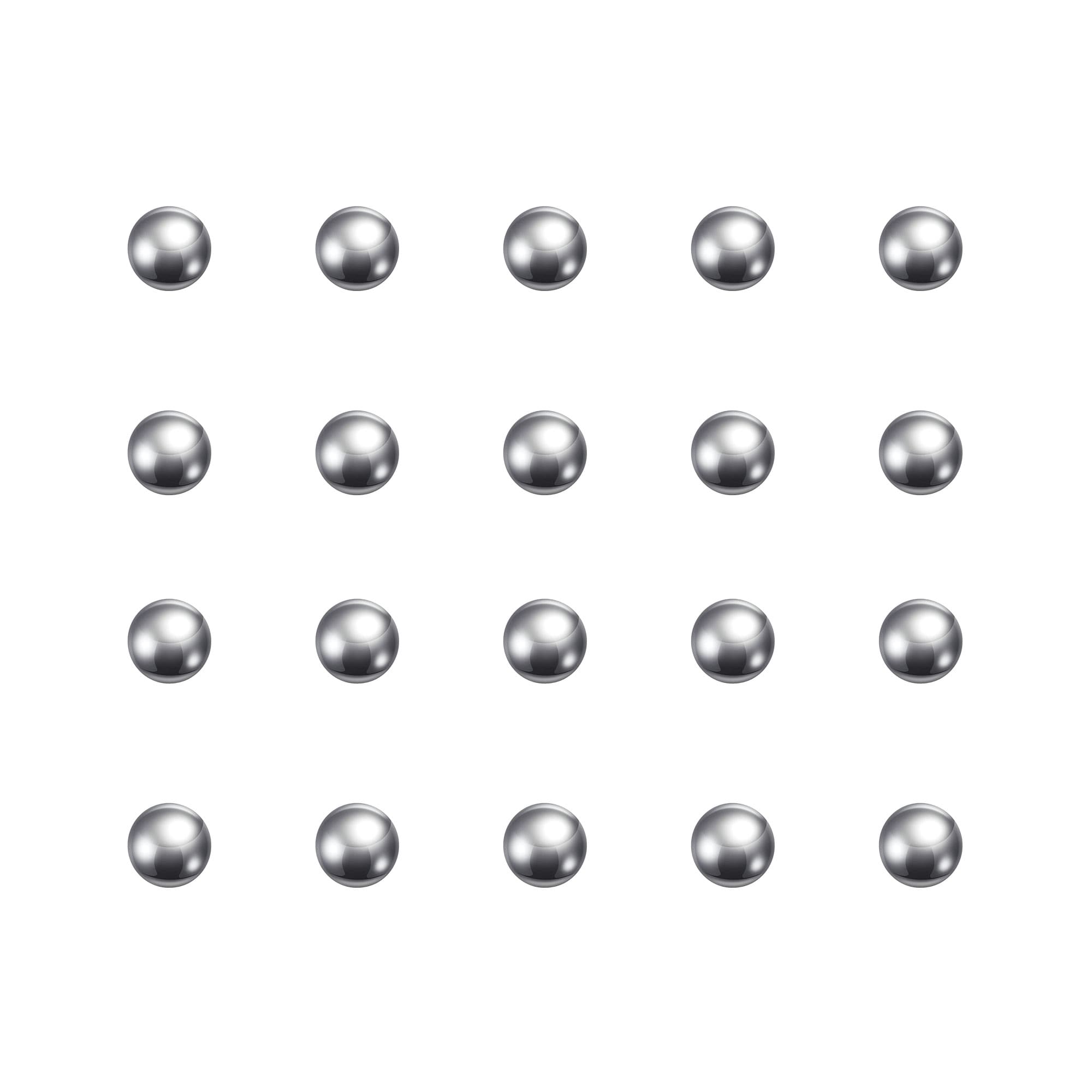 Unique Bargains 50pcs 5.5mm 304 Stainless Steel Bearing Balls G100 Precision