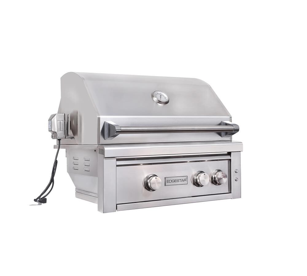 EdgeStar Stainless Steel 3-Burner Infrared Built-In Grill in the Built ...