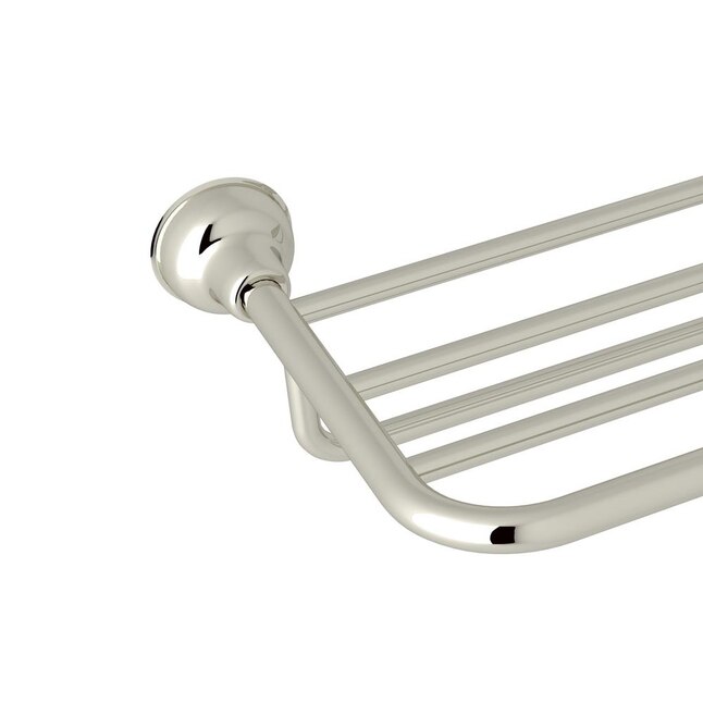 Rohl Country Bath Polished Nickel Wall Mount Towel Rack Rohl Country Bath Polished Nickel Wall Mount Towel Rack