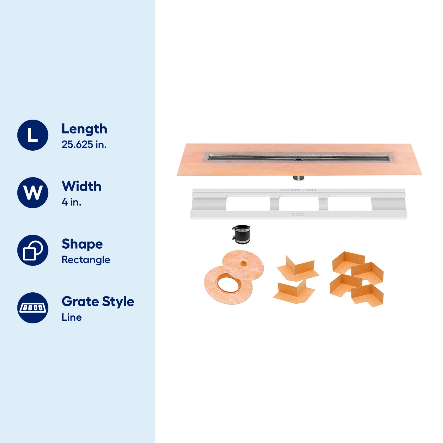Schluter Systems KL1V60E60 Drains-Flanges - View #3