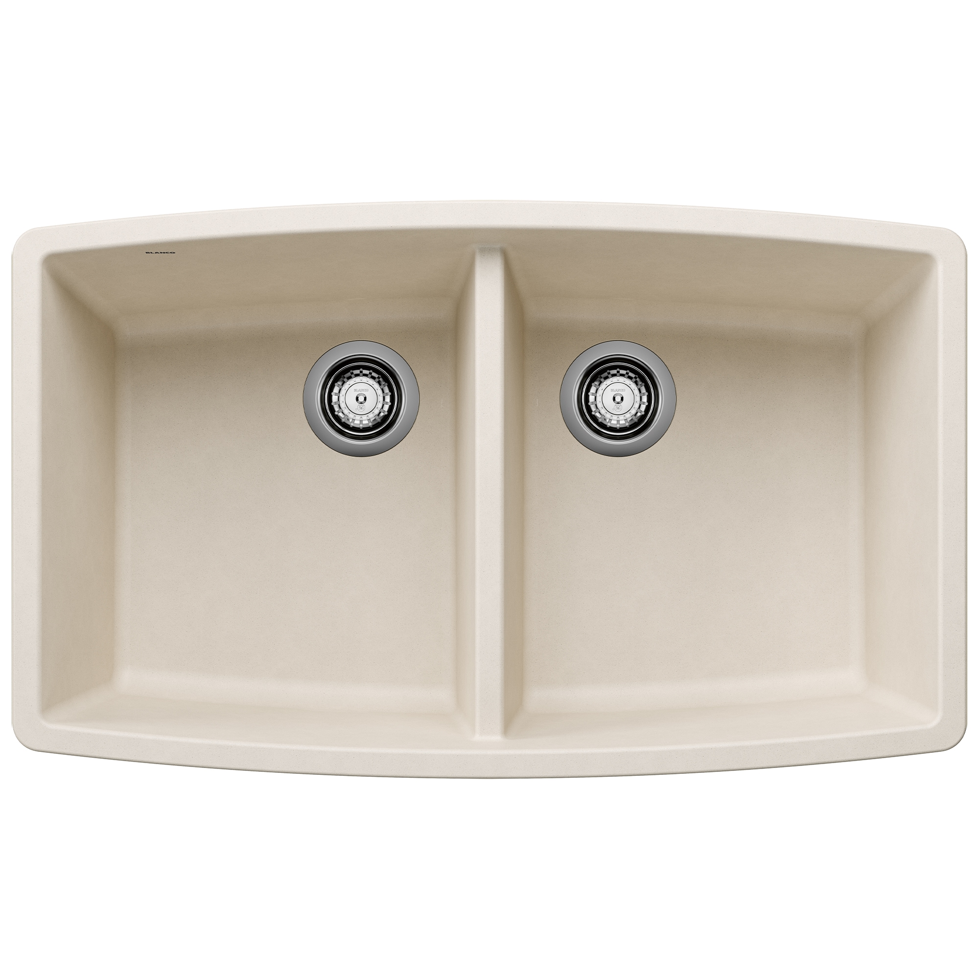 BLANCO 443086 Performa Undermount 33.0-in x 20.0-in Granite Double equal bowl Kitchen Sink