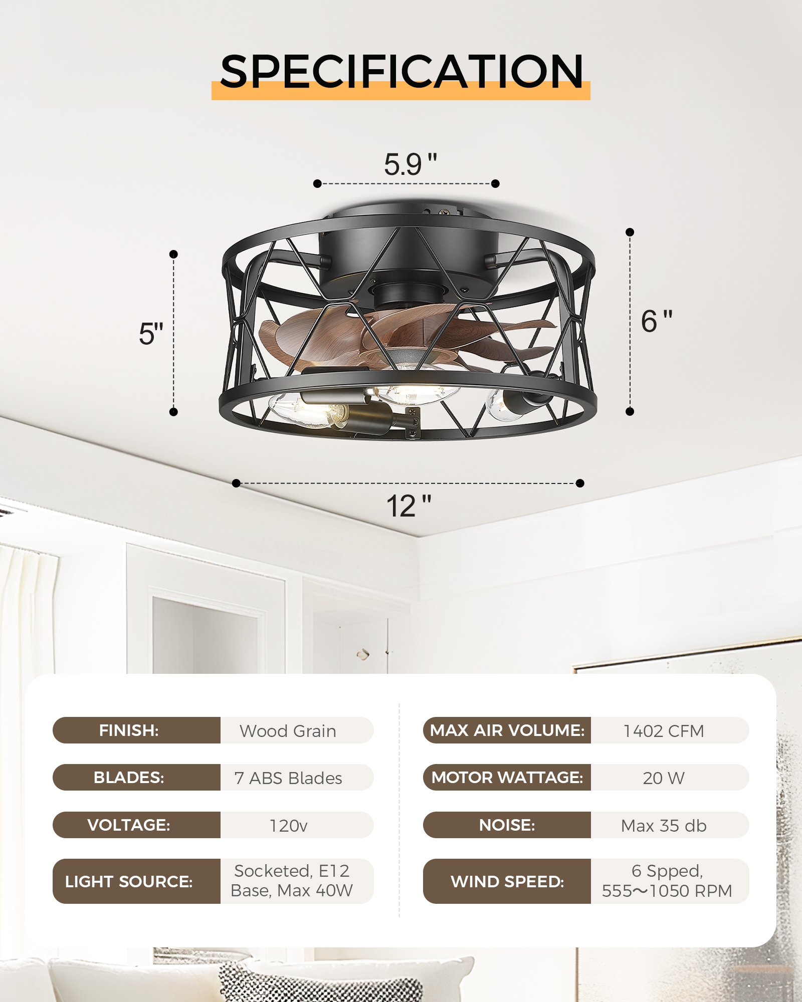 LTMATE LSLT-CF05WD Ceiling-Fans - View #5