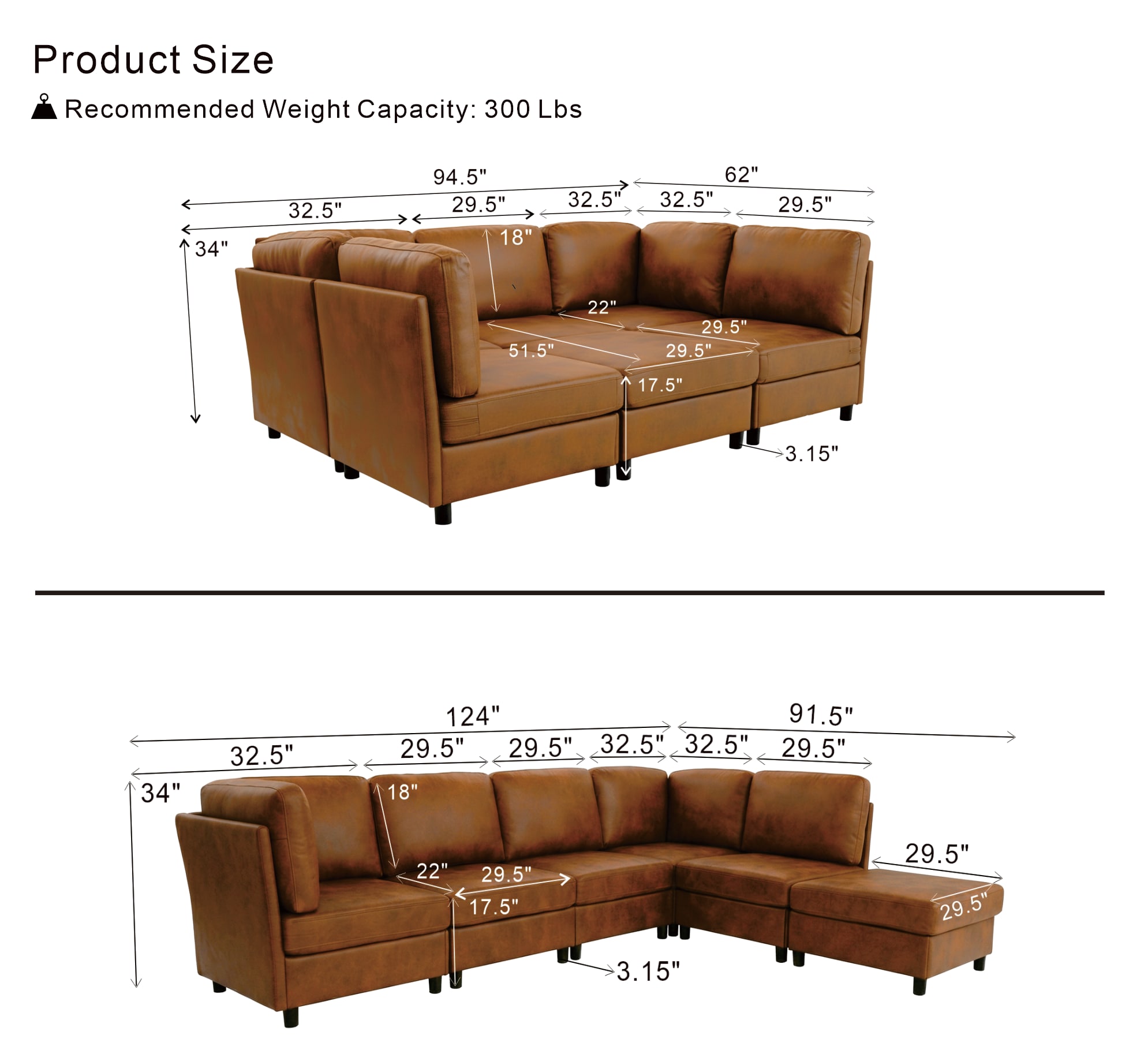 Tinyhomie LW-L-W55600051 Sofas-Loveseats - View #11