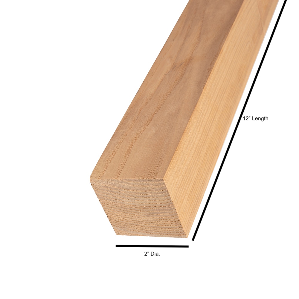 Madison Mill 2-in dia x 12-in L Square Ash Dowel in the Dowels ...