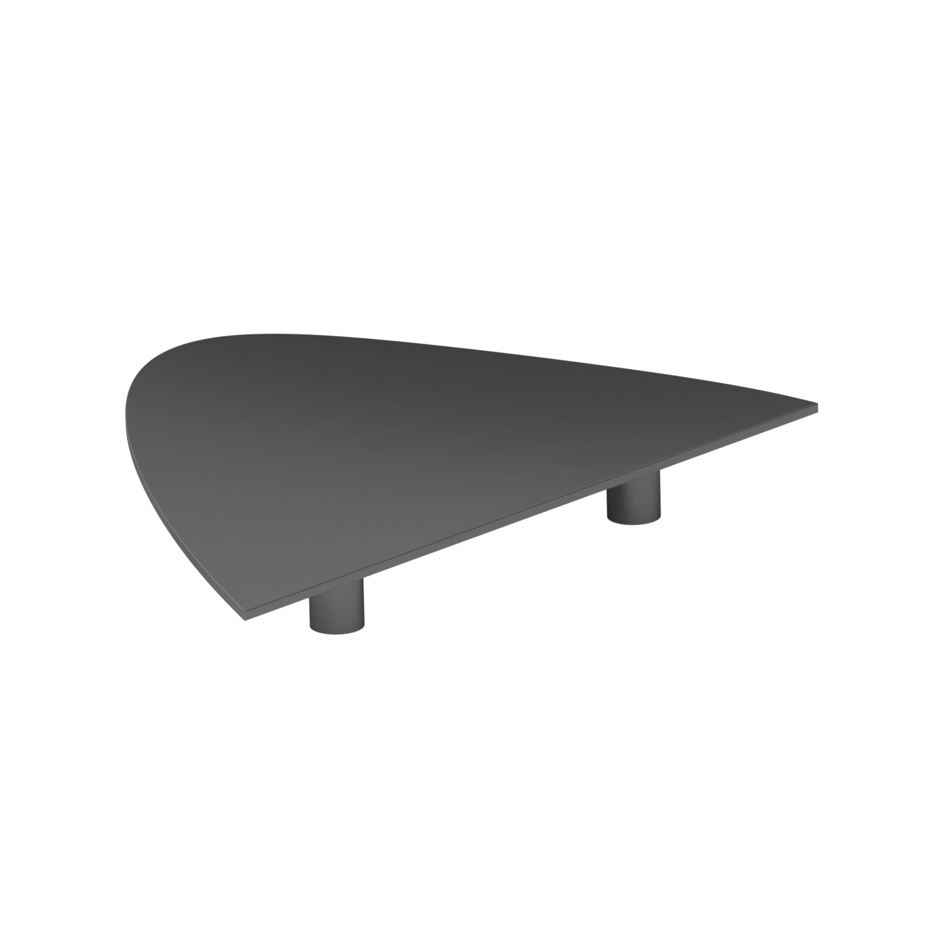 Richelieu 555664900 2-1/2-in , 64mm Center to Center Matte Black Oval Finger