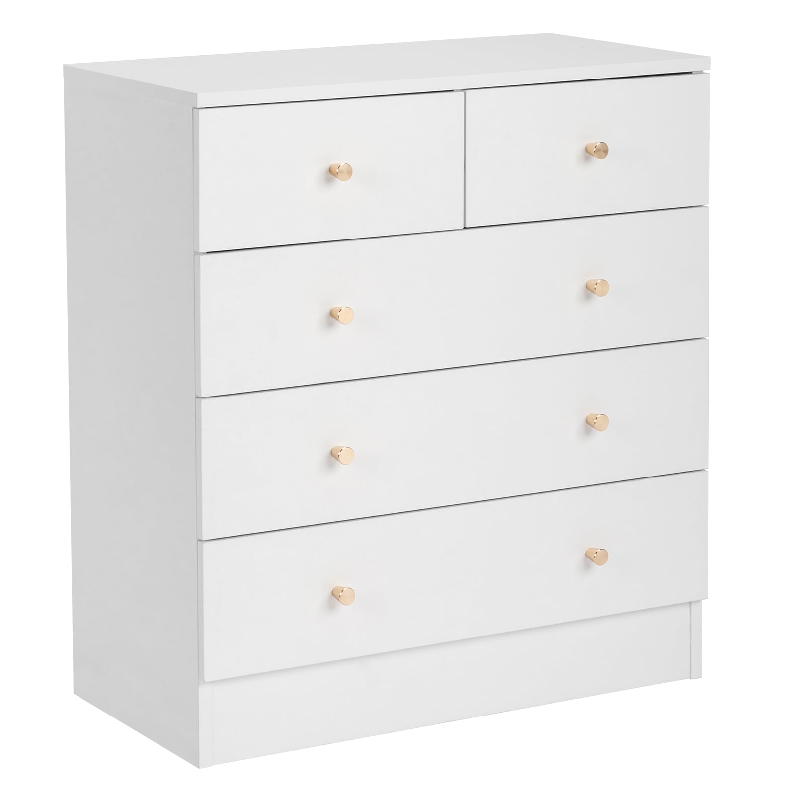 Winado LO1G52004011 White 5 -Drawer Standard dresser