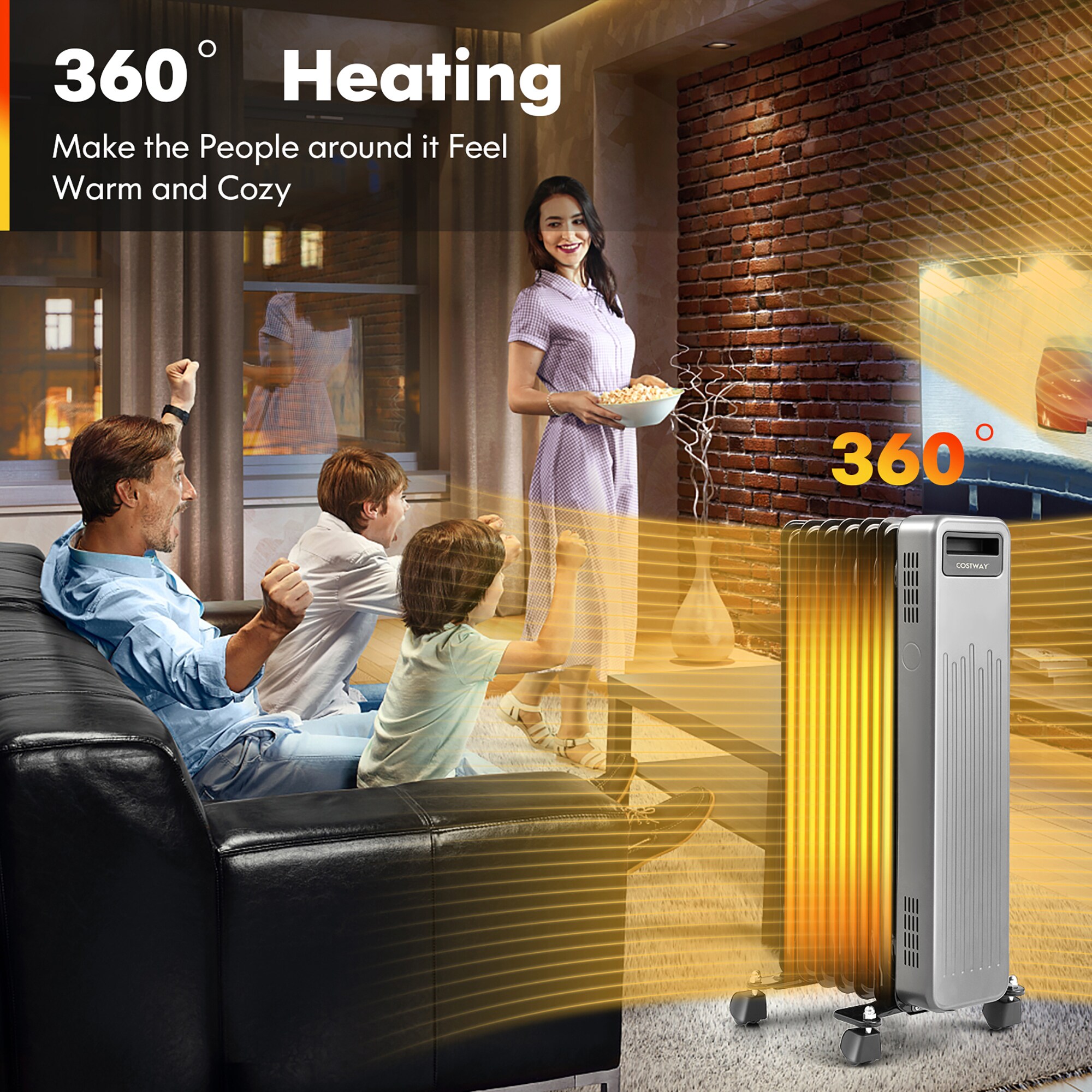 Goplus EP25438US-BK Portable-Electric-Heat - View #6
